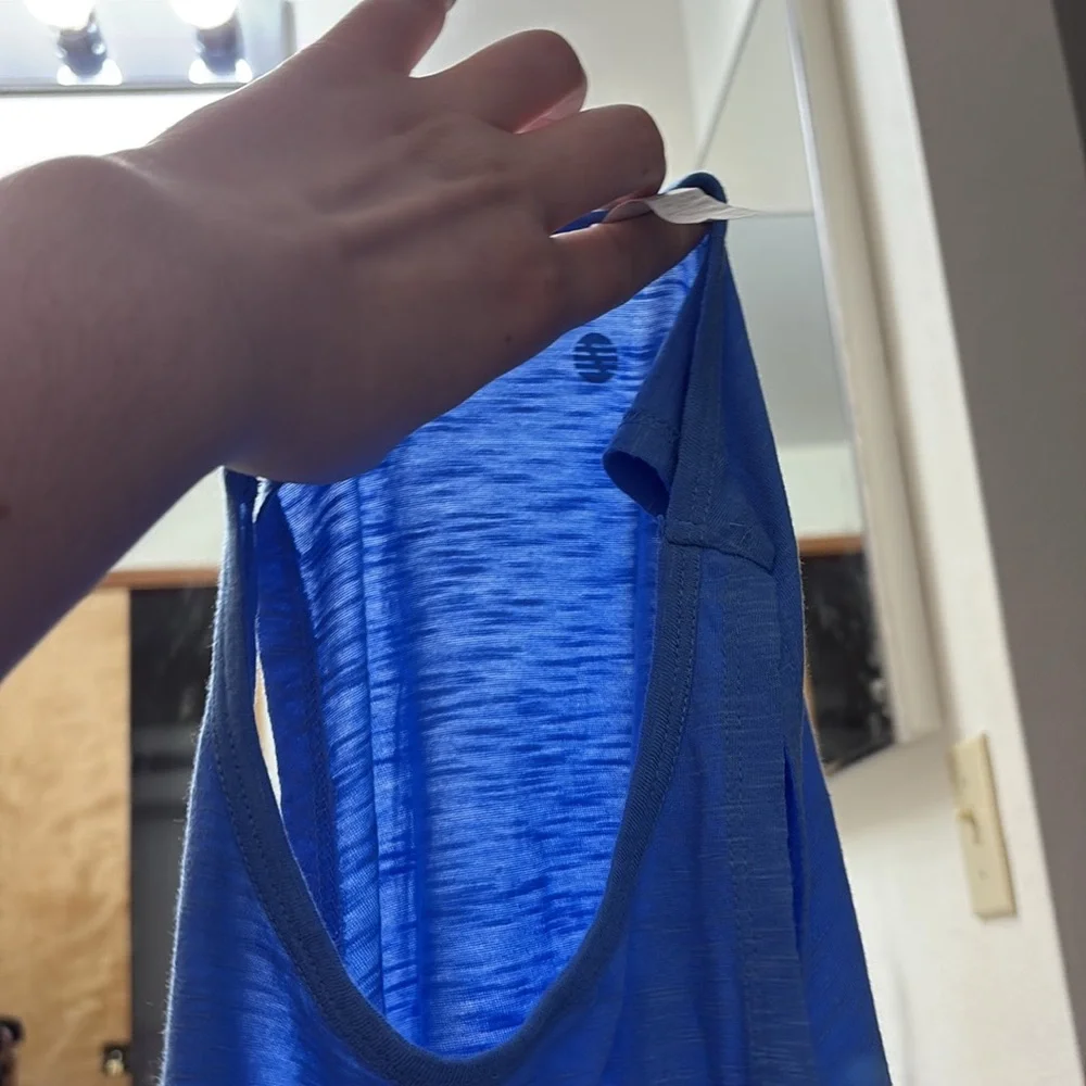 Flawed Z By Zella Blue Muscle Tank Size XS